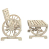 CIADAZ 4 Piece Garden Set Solid Wood Fir, Garden Furniture, Furniture, Q7M7