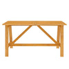 7 Piece Garden Dining Set Solid Acacia Wood