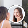 Round Hollywood Vanity Mirror With LED Touch 3 Lights Dressing Table Make-up