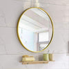 Metal Frame Round Wall Mirror Make up Hallway Bathroom Bedroom Home Decor Mirror