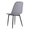 2/4/6Pcs Upholstered Nordic Velvet Dine Restaurant Dining Room Chairs Metal Legs
