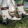 Folding Outdoor Chair Camping Garden Fishing Recliner Seat Furniture w/ Footrest