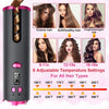 Auto Rotating Cordless Hair Curler Portable Adjustable Temp Time Fast Heat Curli