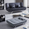 Folding 3 Seater Sofa Bed Click-Clack Recliner Fabric Couch Sleeper Living Room