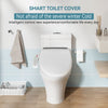 Electronic Smart Bidet Seat Heated Seat Warm Air Drying Self-cleaning Side-Panel