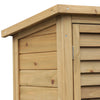Garden Wooden Storage Shed Outdoor Wood Garage Tool Cabinet 2 Door NEW UK
