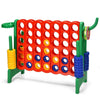 Giant 4 in a Row Game Jumbo Connect 4 Games w/42 Rings Basketball Hoop-Green