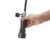 Modern Mono Pull Out Twin Kitchen Mixer Tap Dual Spout Spray Single Lever Grey