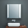 Demister LED Bathroom Mirror Cabinet Lamp + 240V Shaver Toothbrush Socket Sensor