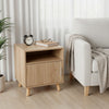 1 Door Compact Wooden Bedroom Bedside Cabinet Nightstand Side Table Storage Unit