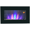 1000W/2000W Electric Wall Fireplace LED Flame Effect Timer Remote Heater