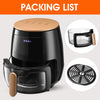 6L Air Fryer transparent New Large Capacity Touch Screen Multifunction mini oven