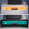 Modern TV Unit Stand Cabinet Sideboard High Gloss Front & Matt Body LED Lights