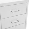 3 Drawers Mobile Filing Cabinet Home Office File Storage Small Bedside Table