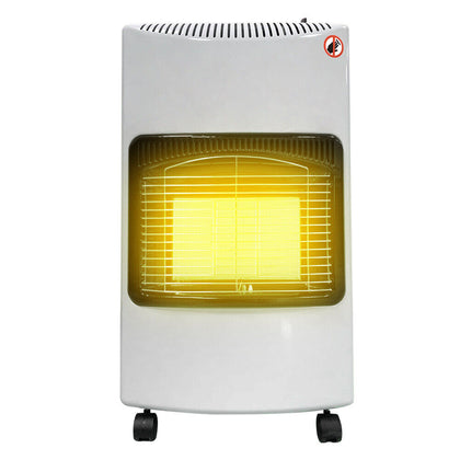 4.2kw Gas Heater Free Standing Butane Gas Heater with wheel + Hose and Regulator
