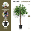 120cm Artificial Bay Tree Large Potted Indoor Topiary Decoration 4ft