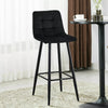 2 Pcs Breakfast Bar Stools High Counter Chair Kitchen Pub Restaurant Barstool
