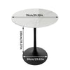 FATIVO 100cm Tall Marble Tulip Dining Table Round Bar Coffee Table Casual Studio
