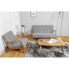 1/2 Seater Wooden Frame Sofa Armchair Button Back Accent Tub Chair Couch Settee