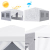 3x6M Gazebo Marquee Heavy Duty Garden Party Canopy Waterproof Tent with 4 Sides