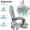 Executive Office Chair Swivel Recliner Computer Desk Gaming Chair with Footrest