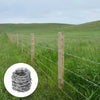 200m Galvanised Barbed Wire Livestock Paddock Field Garden Security Fencing