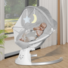 Bluetooth Electric Baby Swing Infant Cradle Bouncer Rocker Chair Music Remote UK