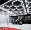 14X Hexagon LED Lighting Car Detail Garage Workshop Retail Light Honeycomb Lamp