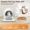 Automatic Cat Litter Box 65L+9L Self Cleaning Litter Tray Smart App Control WIFI