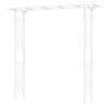 Heavy Duty Metal Garden Arch Archway Gate Plants Rose Wreath Wedding Stand Event