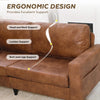 3 Seater Sofa, Modern Sofa Couch Large, Faux Leather Sofa for Living Room Office