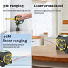 3 In 1 Laser Rangefinder Laser Cross-marking LCD Display Continuous Measurement