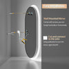Oval Ultra Bright LED Bathroom Mirror Elliptical Anti-Fog Smart Dimmable Vanity