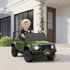Kids Ride On Car, 12V Battery-Powered Electric Car w/ Remote Green