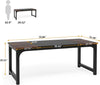 70.8”Executive Desk, Large Office Computer Desk Modern Simple Workstation