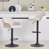 2x Bar Stools Breakfast Comfortable Swivel Gas Lift Kitchen Stool Leather Chairs