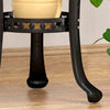 Plant Stand 2 Tier Flower Pot Holder Garden Herb Planter Display Rack Iron Shelf