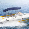 Heavy Duty Boat Bimini Top Canopy 900D Polyester Sunshade Shelter Steel Frame UK
