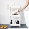 3/4 Layer Floor Caddy Shelf Organizer Bathroom Plastic Storage Rack Shower Pan