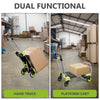 2-in-1 Hand Sack Truck Trolley, Folding Platform Cart Dolly, 120kg Load Capacity