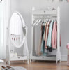 Haus Projekt Girls Heart RAIL & MIRROR SET Dress Up Kids Clothing Wardrobe Wood
