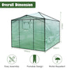 3.6x2.4M Outdoor Folding Pop-up Walk-in Gardening Greenhouse Plants Growing Tent