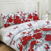 Flowers Patchwork Bedspread Quilted Coverlet Set Bedding Pillowcase Double Size