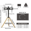 Heavy Easel TV Floor Stand 40-75" Screen Studio TV Tripod Adjustable Floor Stand