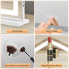 Hollywood Large Makeup Mirror 58*46cm Vanity Mirror Dimmable LED 3 Color Light