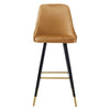 Pair Barstools Soft Upholstered Seat Kitchen Breakfast Counter Bar Stool Chair