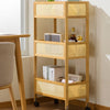 3-Tier Mobile Storage Rack Trolley Organizer Bookshelf Home Rolling Utility Cart
