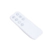 White Freestand/Wall Mounted 43" Electric LED Fireplace Wall Inset Into Fire