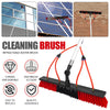23ft Cleaning Brush Kit Telescopic Window & Solar Panel Cleaning Pole Extendable