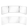 3 Way Mirror & LED Tri-fold Hair Cutting Shaver Mirror Back View Mirror Styling
